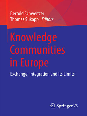 cover image of Knowledge Communities in Europe